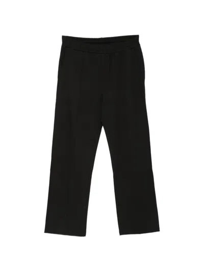 Karl Lagerfeld Pintuck Track Pants In Black