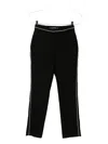 Karl Lagerfeld Piping Pants In Black