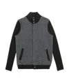 Karl Lagerfeld Plaid Long-sleeved Casual Jacket In Black