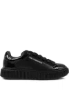 Karl Lagerfeld Platform Lace-up Trainers In Multi