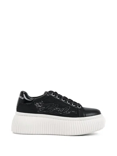 Karl Lagerfeld Platform Sneakers In Multi