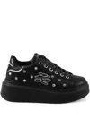 Karl Lagerfeld Sneakers Mit Nieten In Black