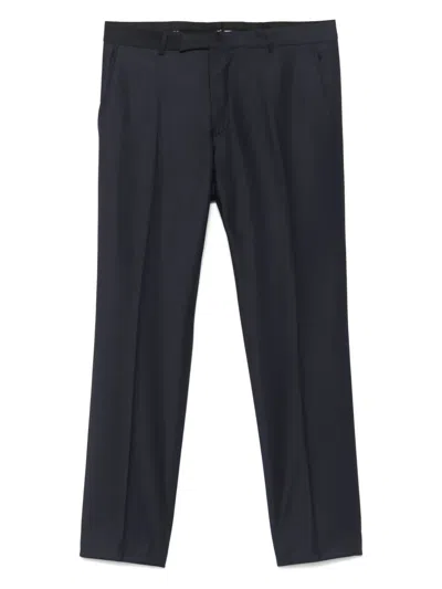 Karl Lagerfeld Pleat-detail Trousers In Black