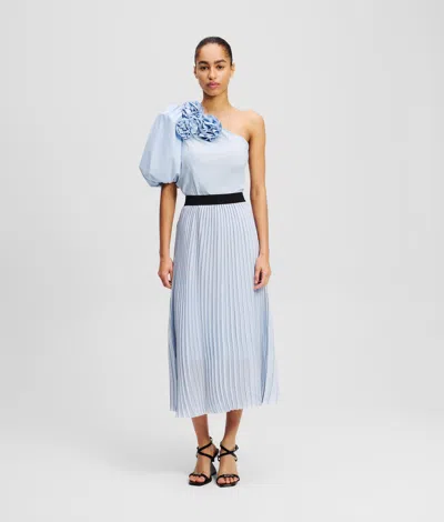 Karl Lagerfeld Pleated Maxi Skirt
