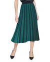 KARL LAGERFELD PLEATED MIDI SKIRT