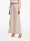 Karl Lagerfeld Pleated Trousers In Pink