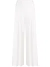 Karl Lagerfeld Pleated Trousers In White