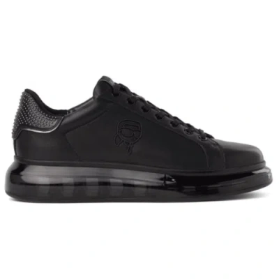 Pre-owned Karl Lagerfeld Plexikonic Doll Logo Black Sneaker Trainer