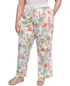Karl Lagerfeld Plus Size Conversational Soft Pants