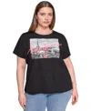 Karl Lagerfeld Plus Size Paris Bonjour Tee