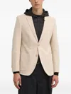 Karl Lagerfeld Pocket Single-breasted Blazer In Multi