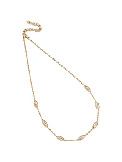 Karl Lagerfeld Polish-finish Necklace In Gold