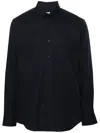 Karl Lagerfeld Polka-dot Cotton Shirt In Black