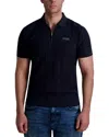 Karl Lagerfeld Paris Rib Zip Polo