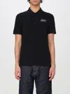 Karl Lagerfeld Men's Stretch Pima Cotton Polo Shirt In Black