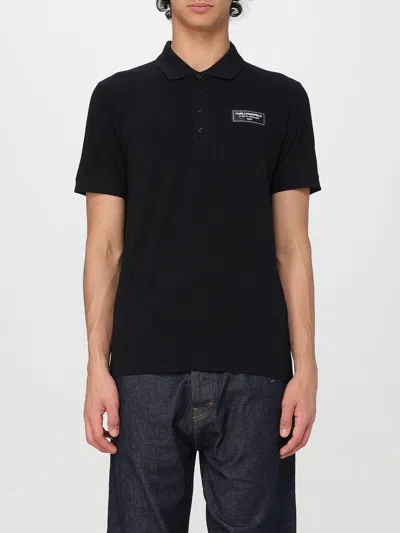 KARL LAGERFELD POLO SHIRT KARL LAGERFELD MEN COLOR BLACK,G91106002