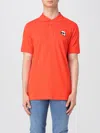 Karl Lagerfeld Polo Shirt  Men Color Orange