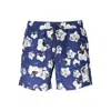 Karl Lagerfeld Blue Polyester Swimwear In Blue