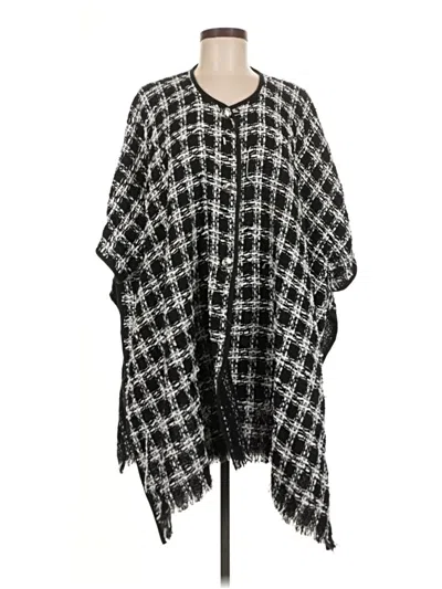 Pre-owned Karl Lagerfeld Poncho In Black