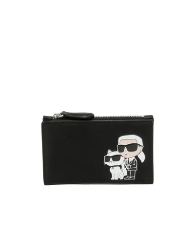 KARL LAGERFELD PORTRAIT CARD BAG