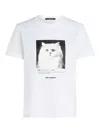 Karl Lagerfeld Portrait-print T-shirt In White