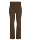 Karl Lagerfeld Press-stud Detailing Trousers In Brown