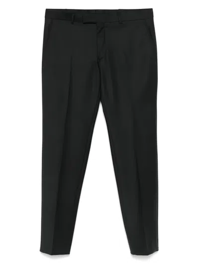 Karl Lagerfeld Pressed-crease Trousers In Black