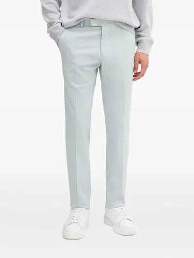 Karl Lagerfeld Pressed-crease Trousers In Blue