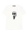 Karl Lagerfeld Print T-shirt In White
