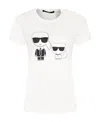 Karl Lagerfeld Print T-shirt In White