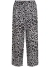 Karl Lagerfeld Giraffe-print Wide-leg Trousers