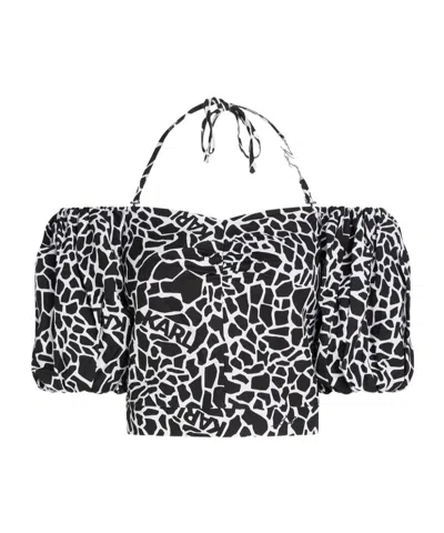 KARL LAGERFELD PRINTED BLOUSE