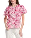 Karl Lagerfeld Printed Blouse In Pink
