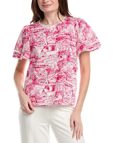 Karl Lagerfeld Printed Blouse In Multi