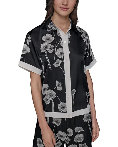 KARL LAGERFELD PRINTED SHORT SLEEVE SHIRT