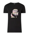 Shop Karl Lagerfeld Printed T-shirt In Black