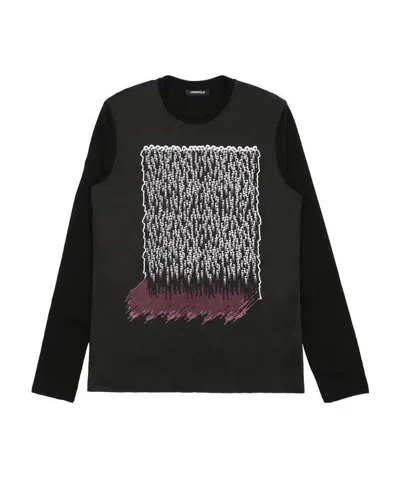 Karl Lagerfeld Printed T-shirt In Black
