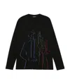 Karl Lagerfeld Printed T-shirt In Black