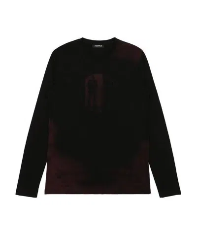 Karl Lagerfeld Printed T-shirt In Black