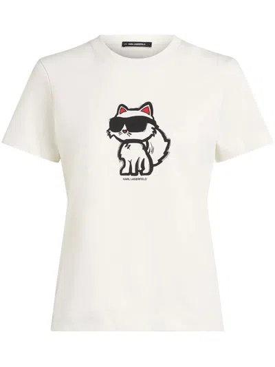 Karl Lagerfeld Printed T-shirt In White
