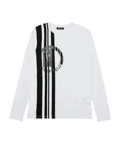 Karl Lagerfeld Printed T-shirt In White