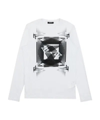 Karl Lagerfeld Printed T-shirt In White