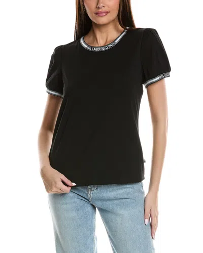 Karl Lagerfeld Puff Sleeve T-shirt