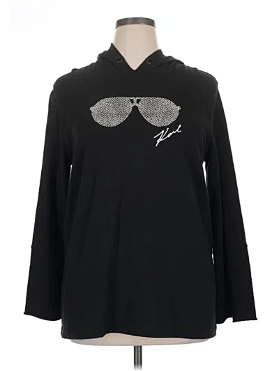 Pre-owned Karl Lagerfeld Pullover Sweater In Black