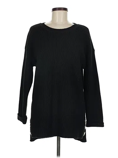 Pre-owned Karl Lagerfeld Pullover Sweater In Black