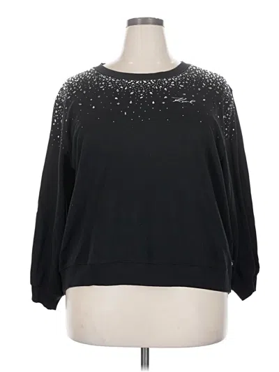 Pre-owned Karl Lagerfeld Pullover Sweater In Black