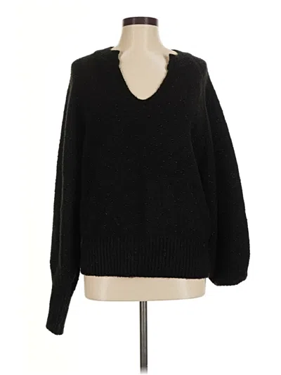 Pre-owned Karl Lagerfeld Pullover Sweater In Black