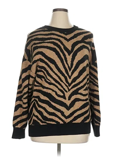 Pre-owned Karl Lagerfeld Pullover Sweater In Brown