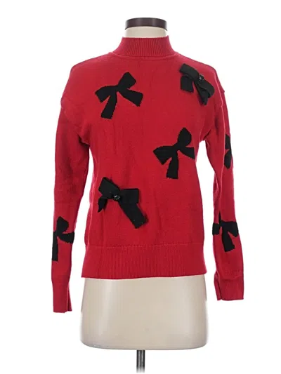 Pre-owned Karl Lagerfeld Pullover Sweater In Red