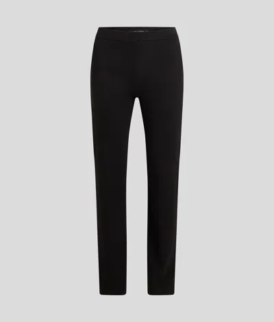 Karl Lagerfeld Punto Pants In Black